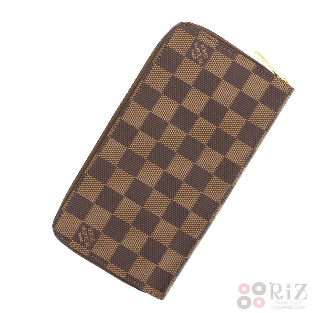 LOUIS VUITTON Zippy Wallet Long coin wallet purse Damier Ebene Brown - Picture 6 of 6